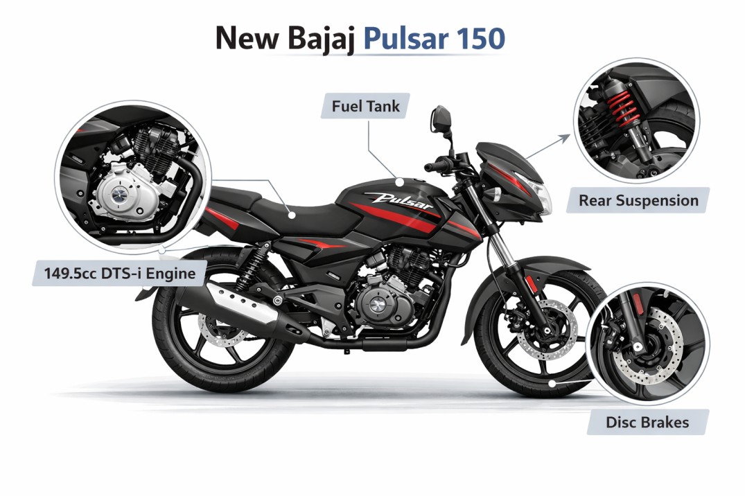 new bajaj pulsar 150
